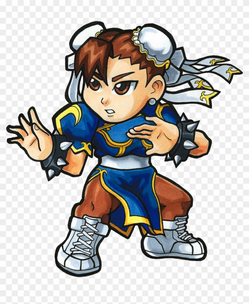 Street Fighter V - Chun Li Chibi Street Fighter Clipart
