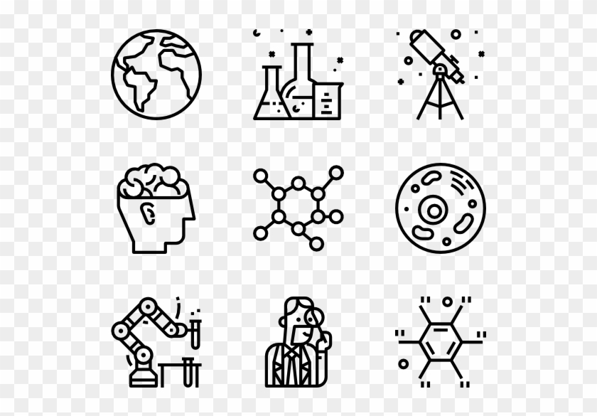 Science - Knowledge Icons Clipart #697043