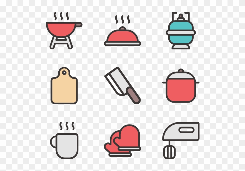 Kitchen - Utensils Icon Transparent Background Clipart