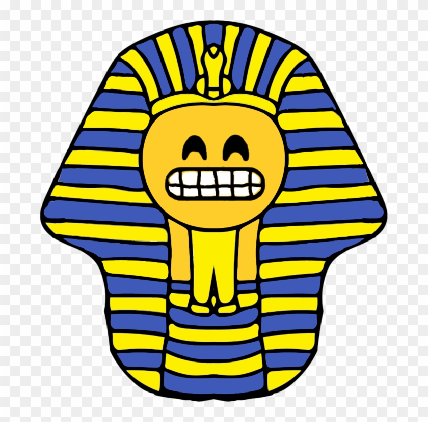 Ancient Egypt T-shirt Pharaoh Emoji Smiley - Pharaoh Clipart - Png Download #697588