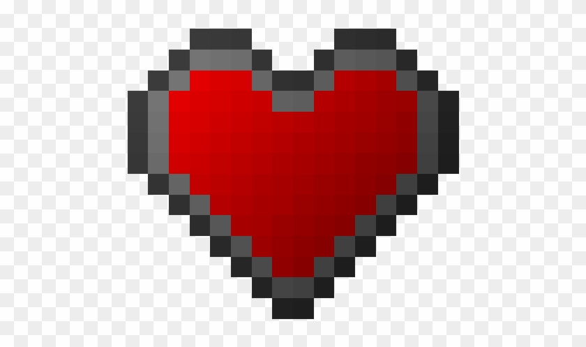 Minecraft Heart Png - Rainbow Heart Pixel Art Clipart