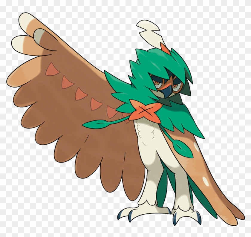 Decidueye - Pokemon Sun Grass Starter Clipart