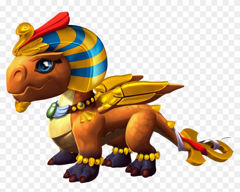 Pharaoh Dragon Baby - Dragon Mania Legends Pharaoh Dragon Clipart