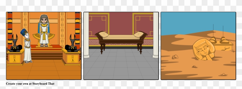 Egyptian Pharaoh - Storyboard Egyptian Room Clipart