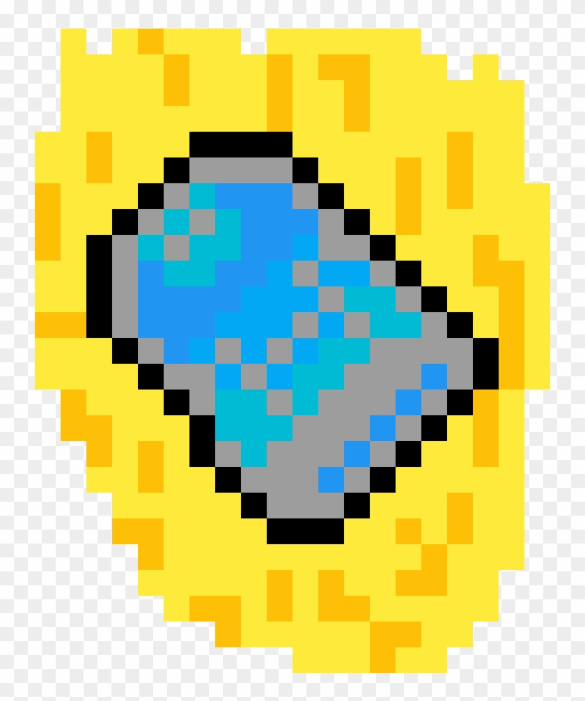 Make Heart In Minecraft , Png Download - Bt21 En Pixel Art Clipart