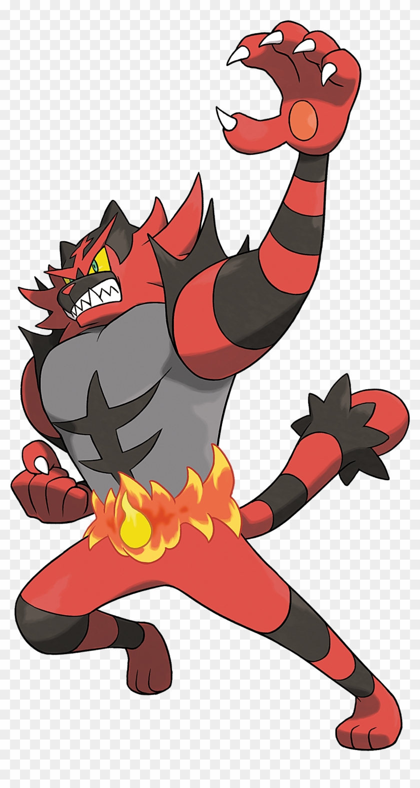 Smashwiki Β - Shiny Incineroar Pokemon Clipart #698114