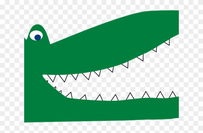 Cartoon Crocodile Mouth Open Clipart #698289
