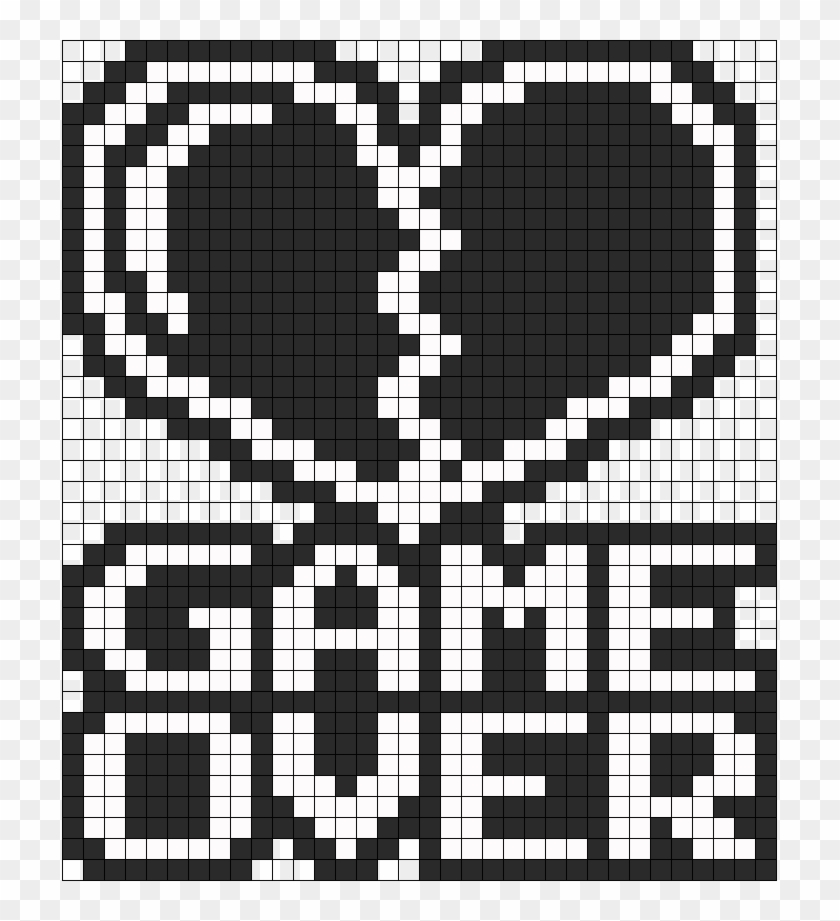 Perler Game Over Perler Bead Pattern / Bead Sprite - Pixel Art Game Over Clipart #698344