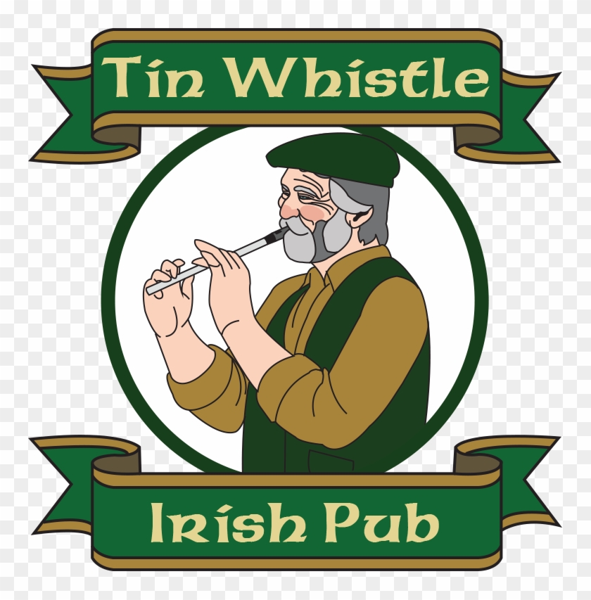 Final Logo Tin Whistle - Irish Tin Whistle Clipart #698408