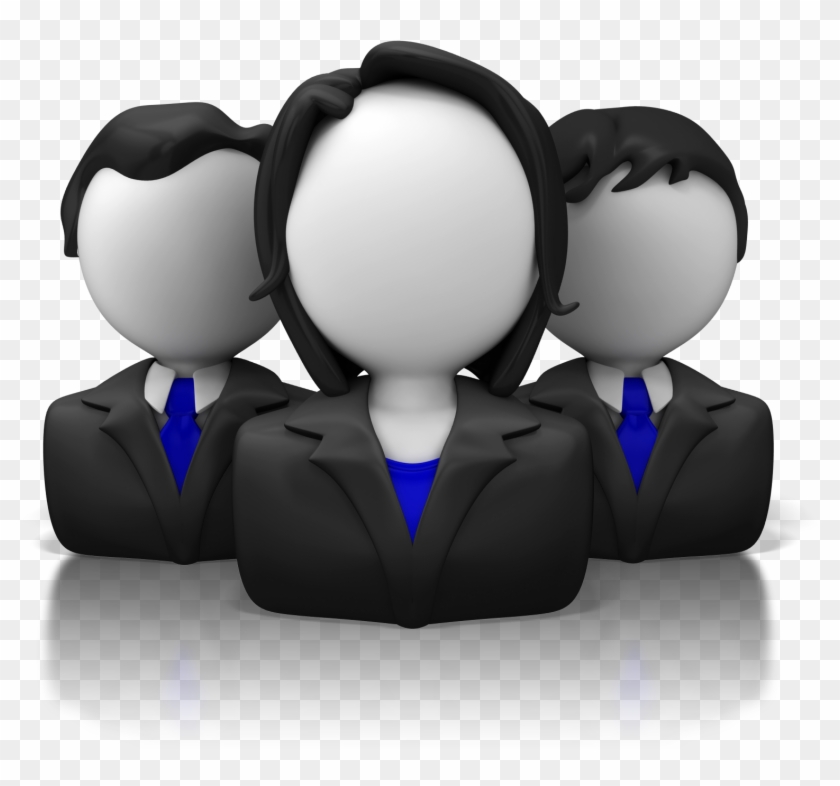 Business Icon Group 1600 Clr - Team 3d Icon Png Clipart