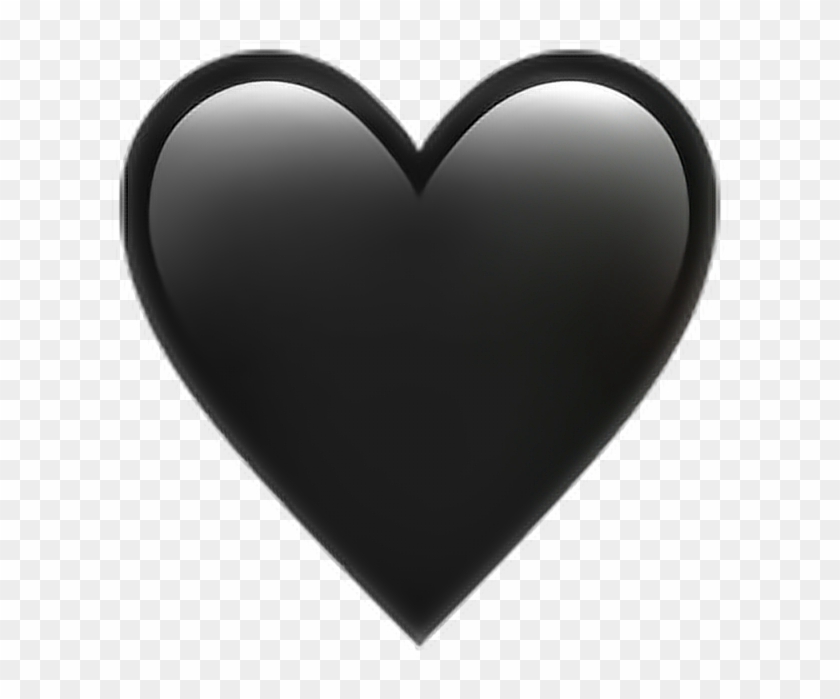 Rose Emoji Black - Emoji Iphone Png Heart Clipart