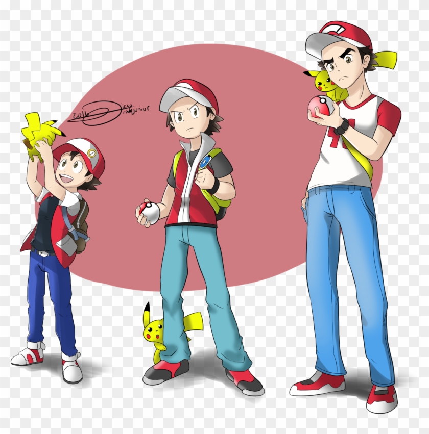 Pokémon Sun And Moon Pokémon Red And Blue Pokémon Heartgold - Pokemon Trainer Red Original Clipart