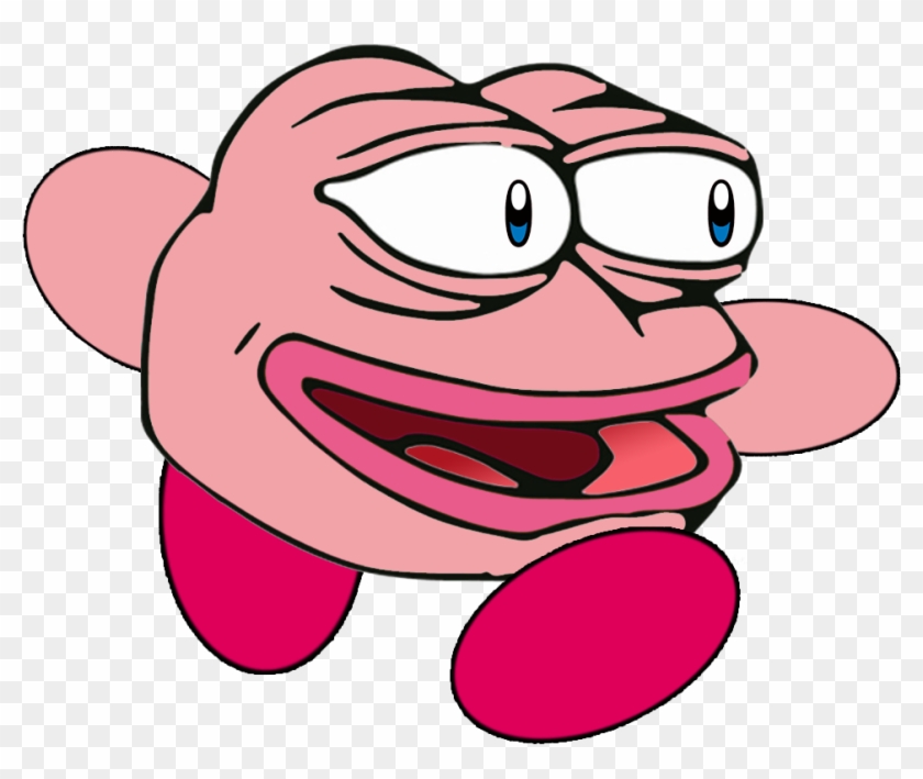 Super Rare Kirby Pepe - Pink Pepe Rare Clipart #698661