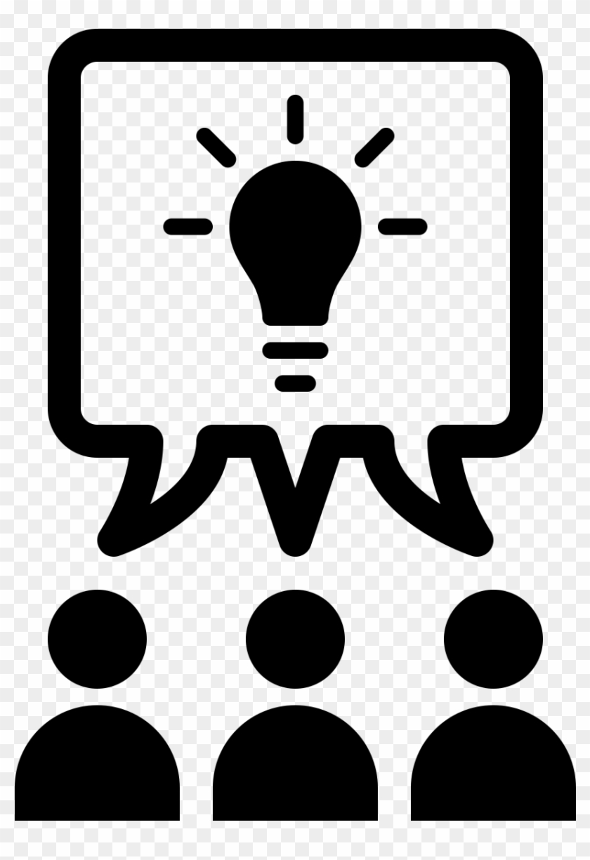 Icon Of Three People Brainstorming - Icone Equipe Png Clipart