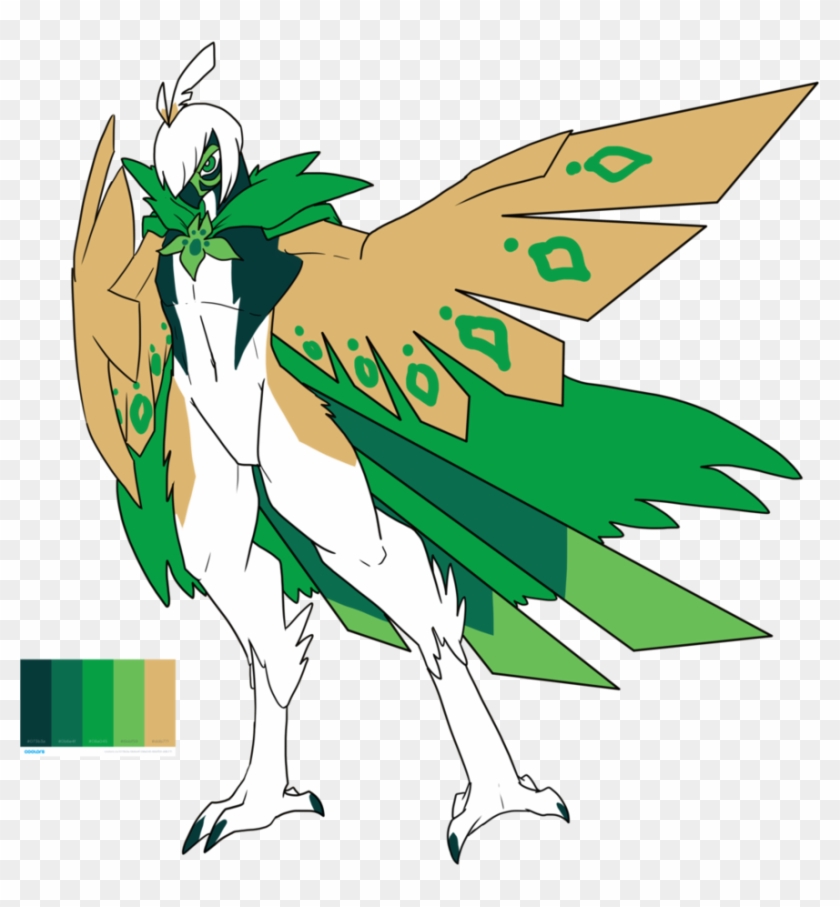 Sable The Decidueye - Cartoon Clipart