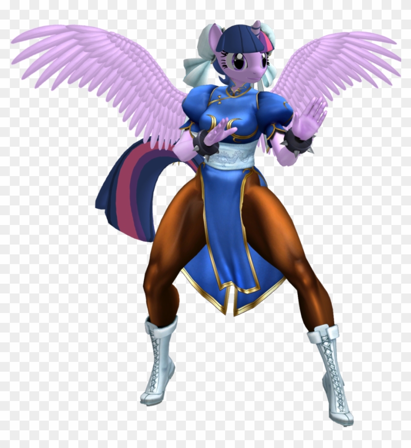 3d, Anthro, Chun Li, Clothes, Pantyhose, Safe, Simple - Chun Li Twilight Sparkle Clipart #699007