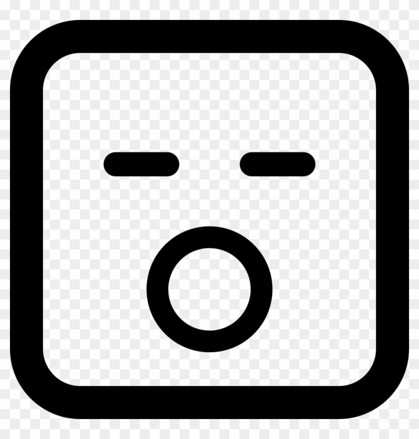 Tired Emoticon Face With Open Mouth And Closed Eyes - Number 6 Icon Png Clipart