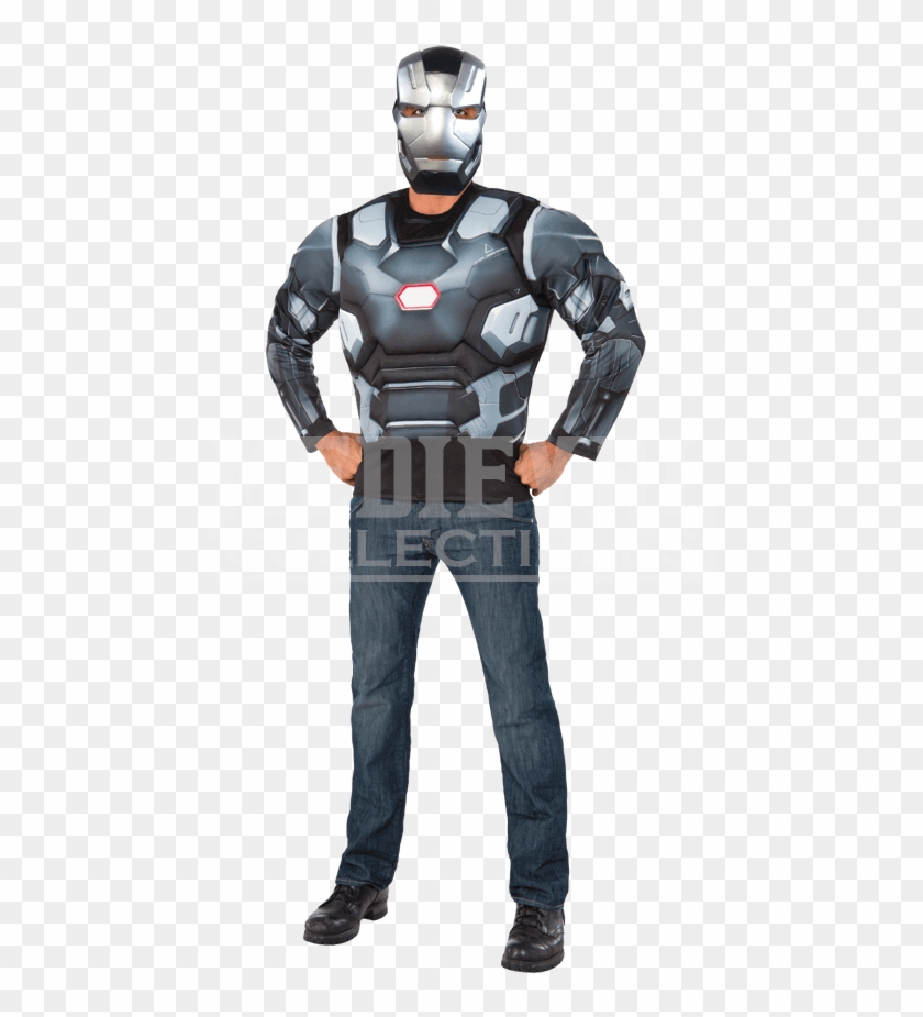 Adult Civil War Deluxe War Machine Costume Set - Breastplate Clipart #699147