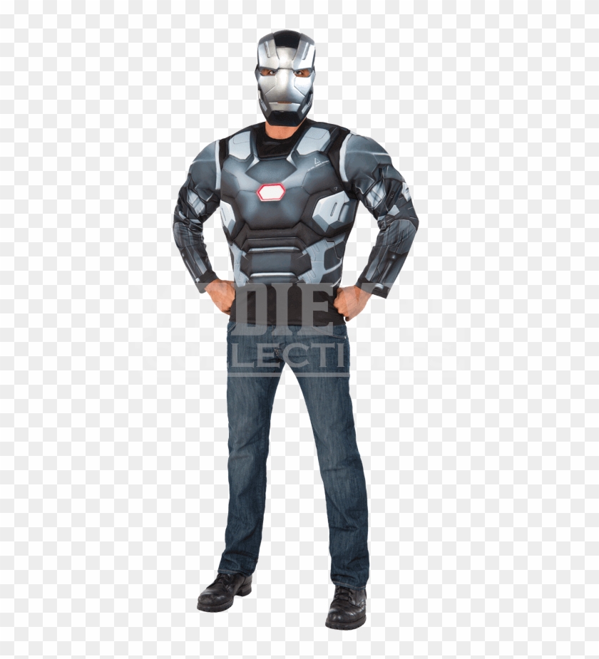Adult Civil War Deluxe War Machine Costume Set - Breastplate Clipart