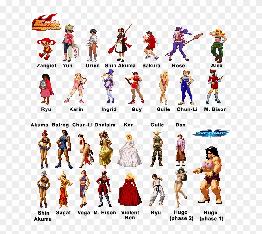 Midnight Bliss Transformations - Capcom Fighting Evolution Clipart