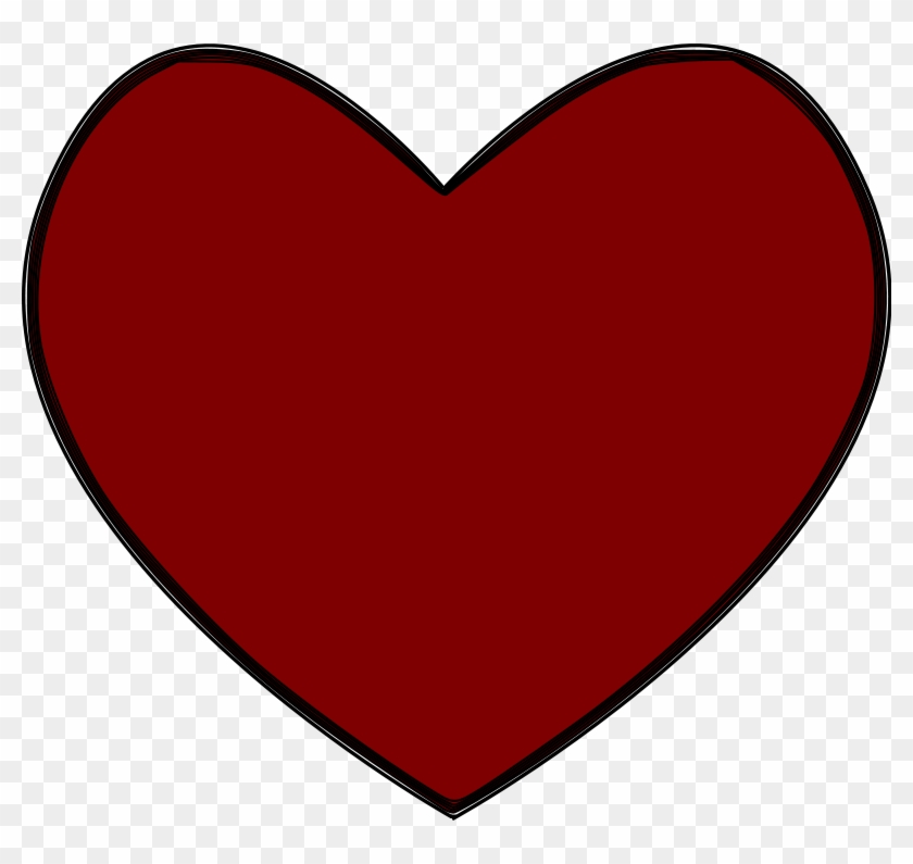 Red Heart Emoji Png - Heart Clipart Transparent Png #699374