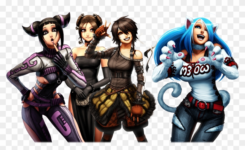 Feminidad Virtualizada Estereotipos Chicas Lucha Pressbutton - Street Fighter Juri Clipart