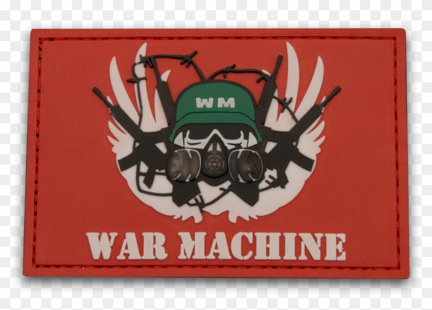Pvc Patch “war Machine” - Emblem Clipart