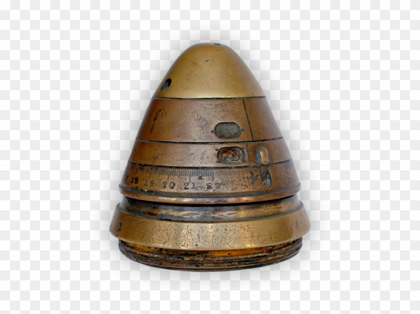 Image Of Shell Fuse Cap - Brass Clipart