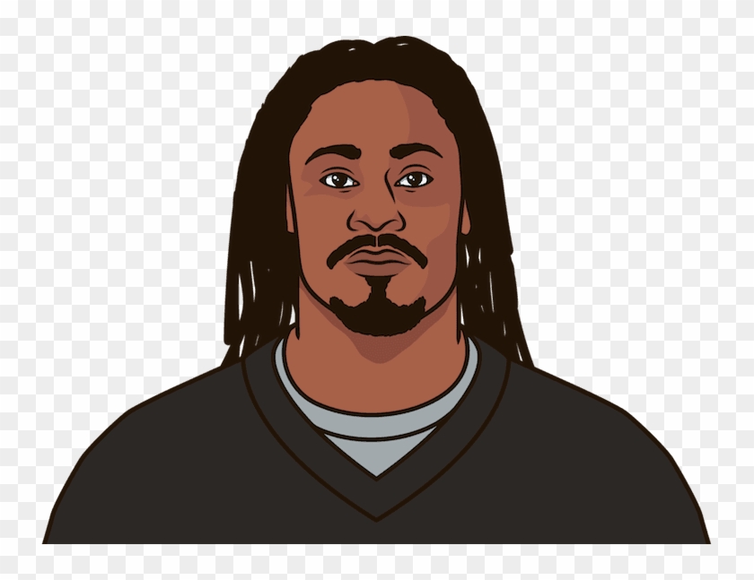 Marshawn Lynch Had A Season-high 111 Yards From Scrimmage - Illustration Clipart