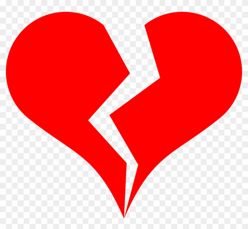 Love Line Art Free Commercial Clipart - Heart Broken Clip Art - Png Download