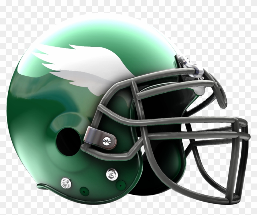 Philadelphia Eagles Vs - Football Helmet Template Clipart