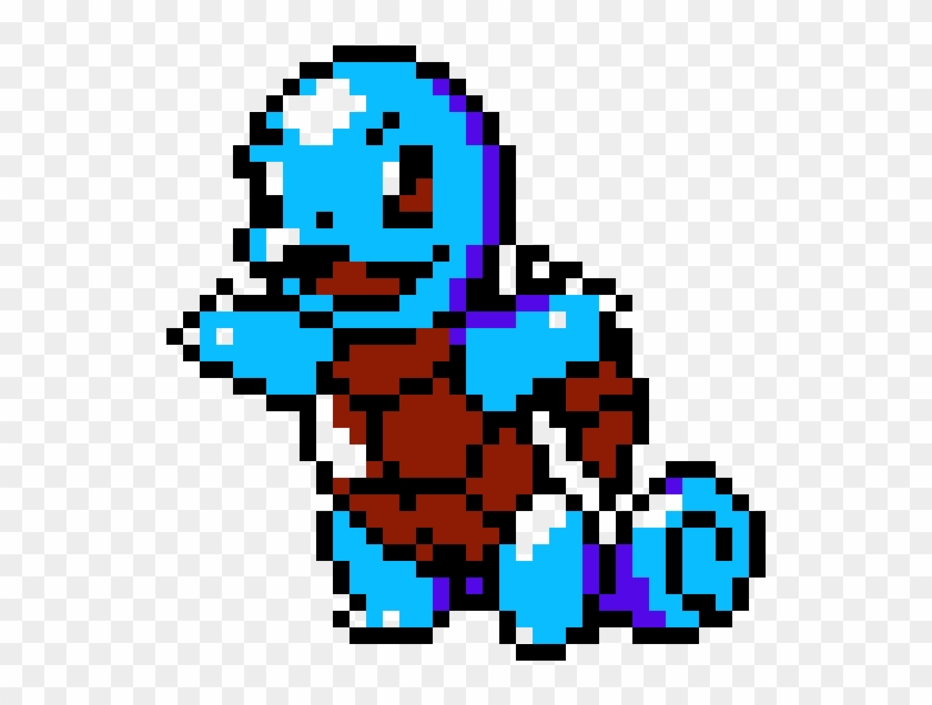 Squirtle - Squirtle Pixel Art Clipart. 