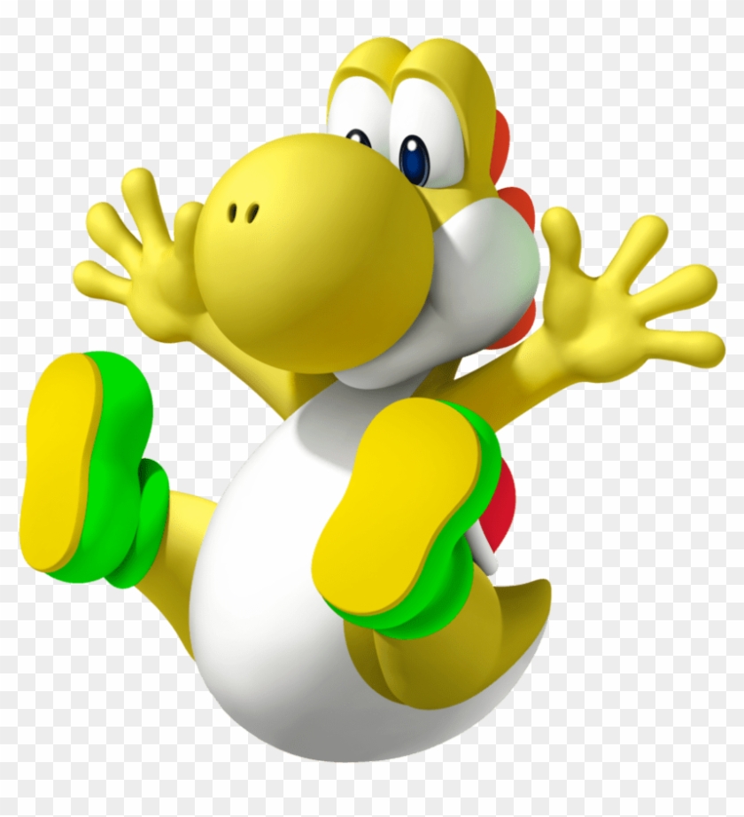 The Power Of Emoji In Slack - Super Mario Yellow Yoshi Clipart