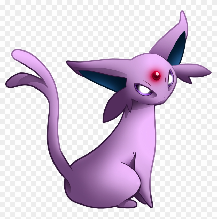 Pokemon Shiny-espeon Is A Fictional Character Of Humans - 月亮 伊 布 配 招 Clipart #70239