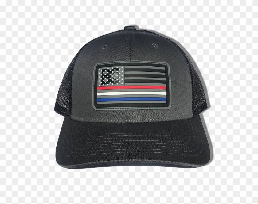 Police, Fire & Emt Tribute Flag Low Pro Snap Back Trucker - Baseball Cap Clipart