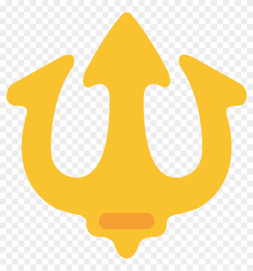 Feel The Wrath Of The Trident - Trishul Emoji Clipart