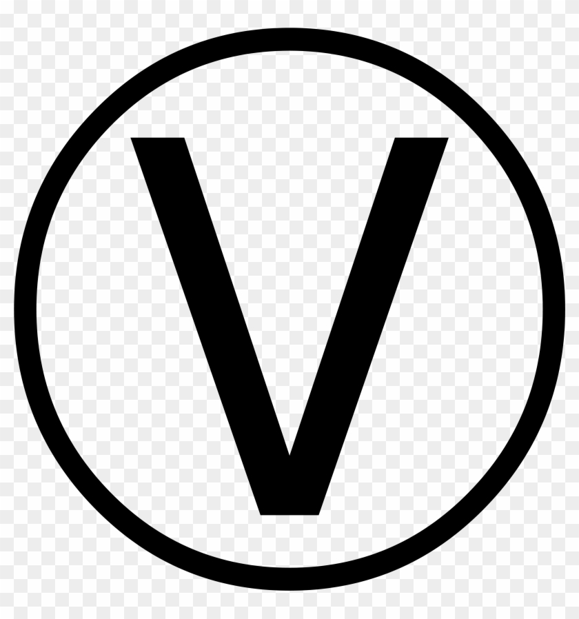 Png Image File - Vegan Symbol On Menu Clipart #70517