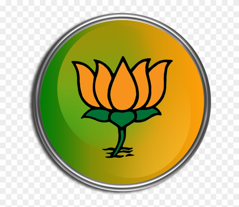 Circle Bjp Logo Picture - Bjp Logo Png Hd Clipart