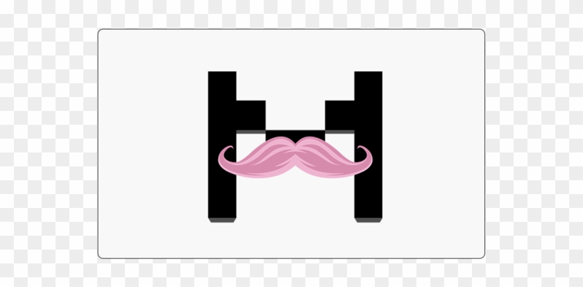 Markiplier M Pink Moustache Clipart #70622