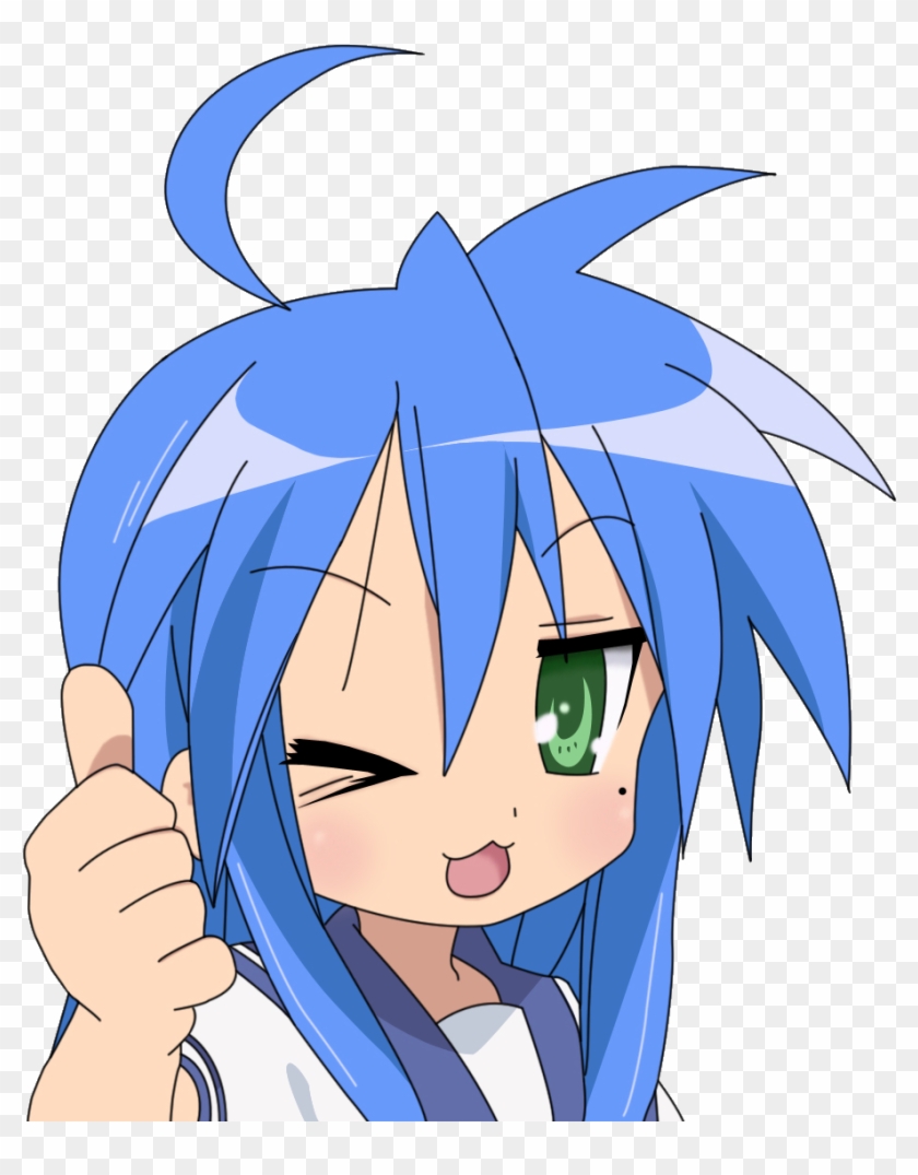 Anime Clipart Thumbs Up - Lucky Star Thumbs Up - Png Download