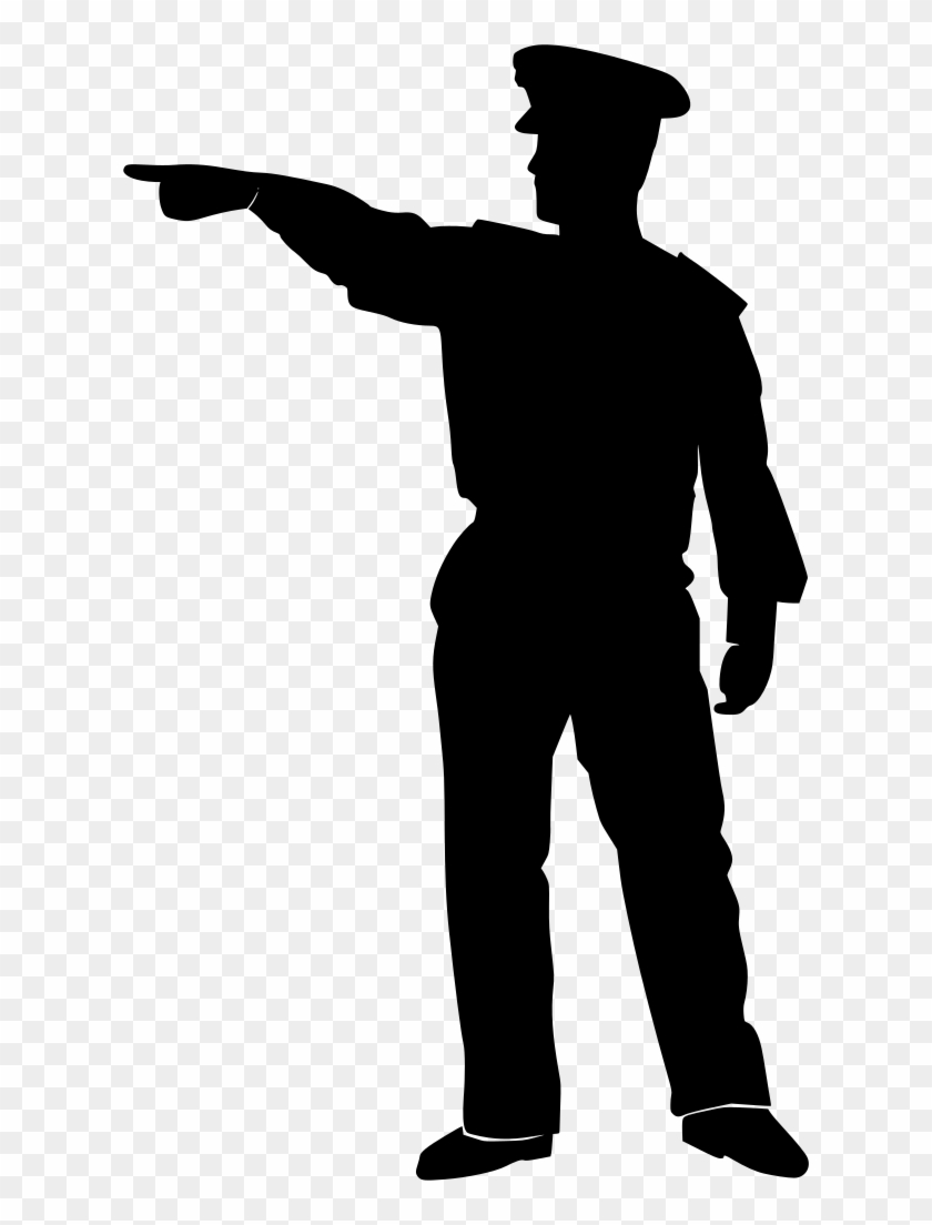 Download Png - Policeman Silhouette Clipart #70653