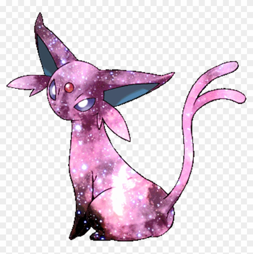 Pokemon Space Eeveelution Freetoedit - Grey And Blue Pokemon Clipart