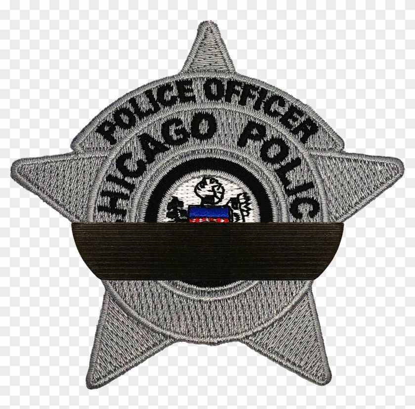 Chicago Police Mourning Band Pin - Chicago Pd Police Patch Clipart #70829