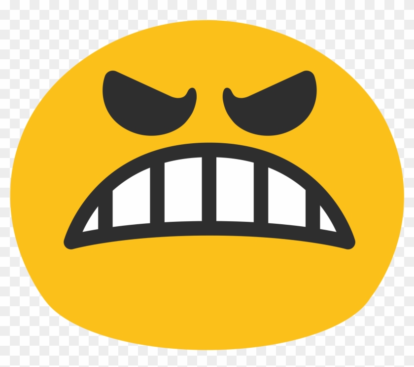 Angry Emoji Transparent Background - Transparent Background Google Logo Clipart #70893