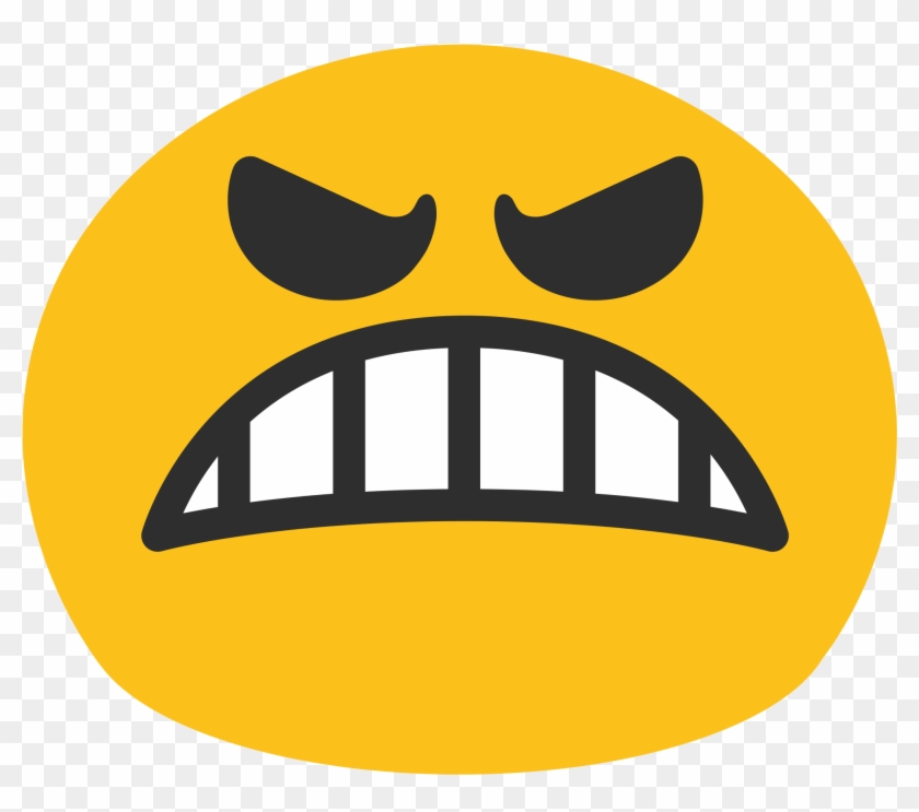 Angry Emoji Transparent Background - Transparent Background Google Logo Clipart