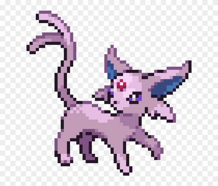 Espeon By Detectivewaffle - Espeon Pixel Art Clipart
