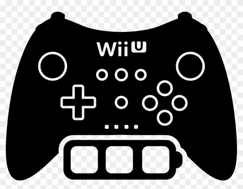 Wii U Full Battery Games Control Symbol Comments - Game Controller Clipart #71354