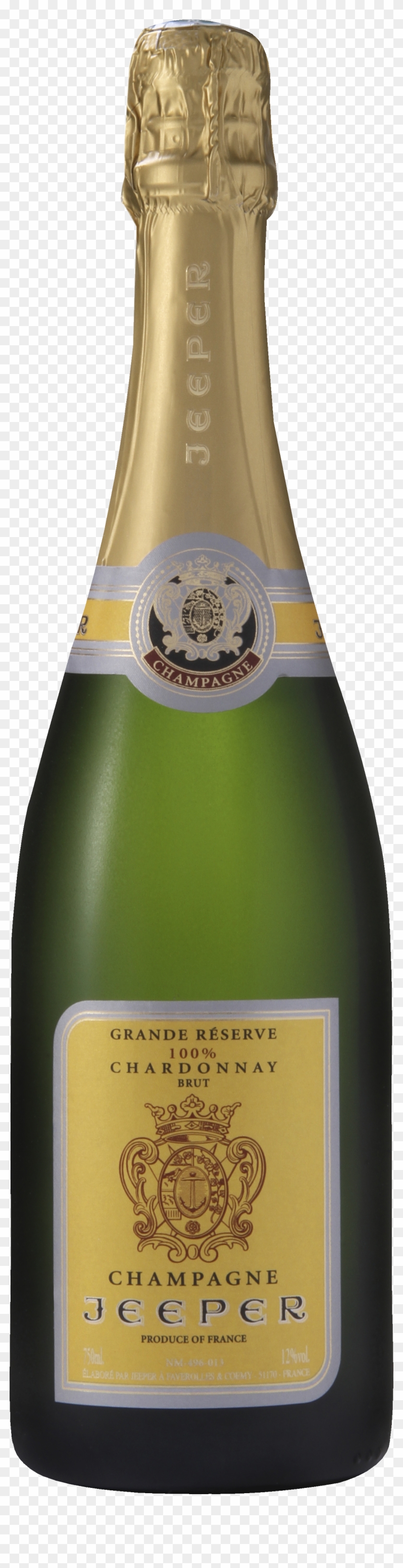Champagne Png Bottle - Bouteille Champagne Fond Blanc Clipart #71395