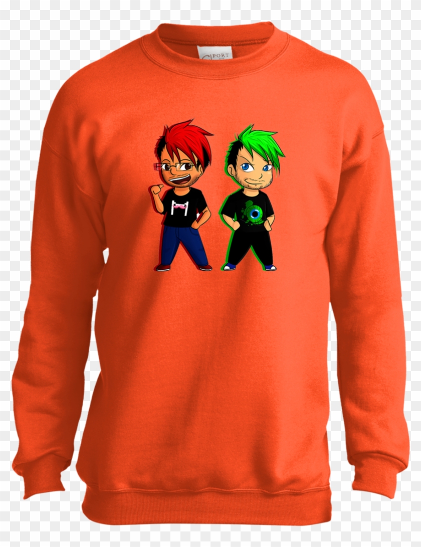 Markiplier And Jacksepticeye Youth Sweatshirt Sweatshirts - Crew Neck Clipart