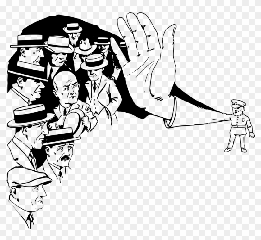 Police Officer Headgear Hat Line Art - Cartoon Clipart #71468